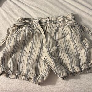 Casual Striped Women's Shorts
